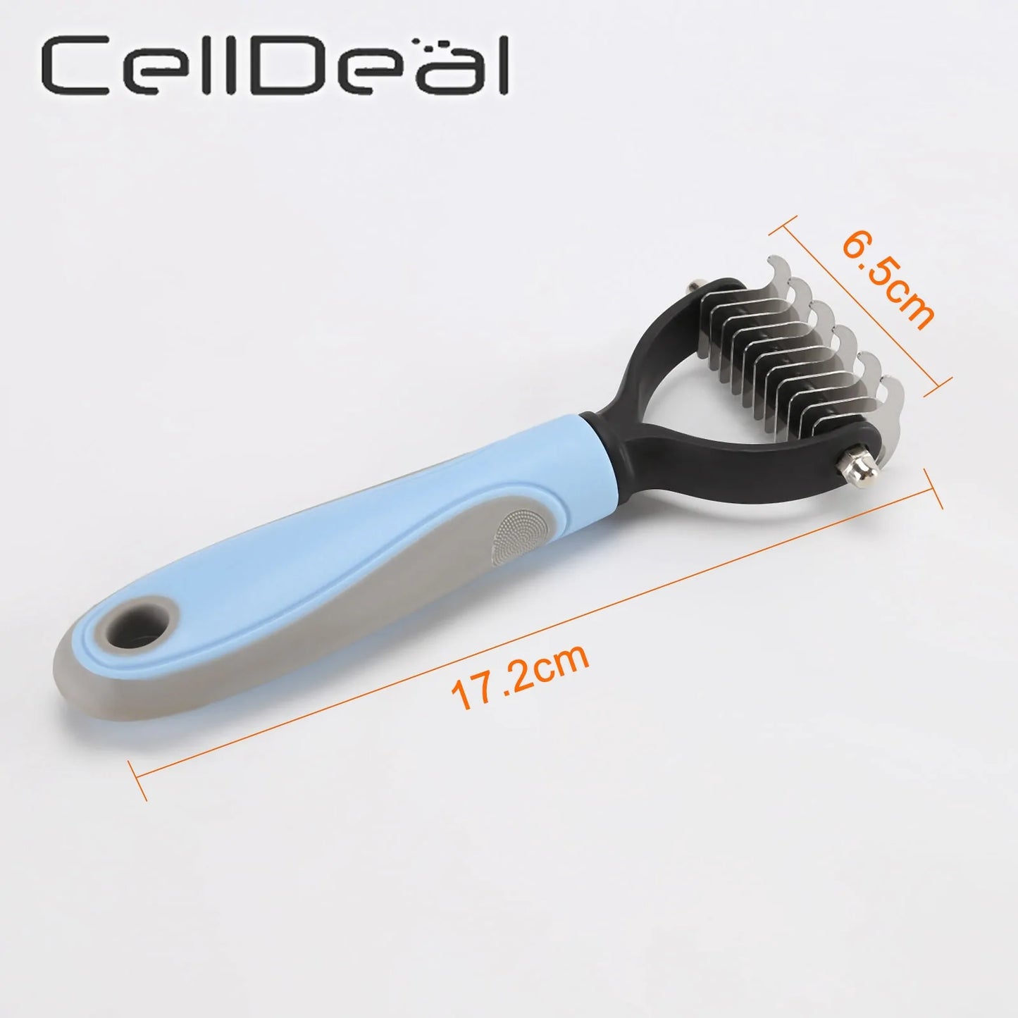 Precise Hair Removal Comb: Dematting and Deshedding Grooming Tool for Dogs and Cats